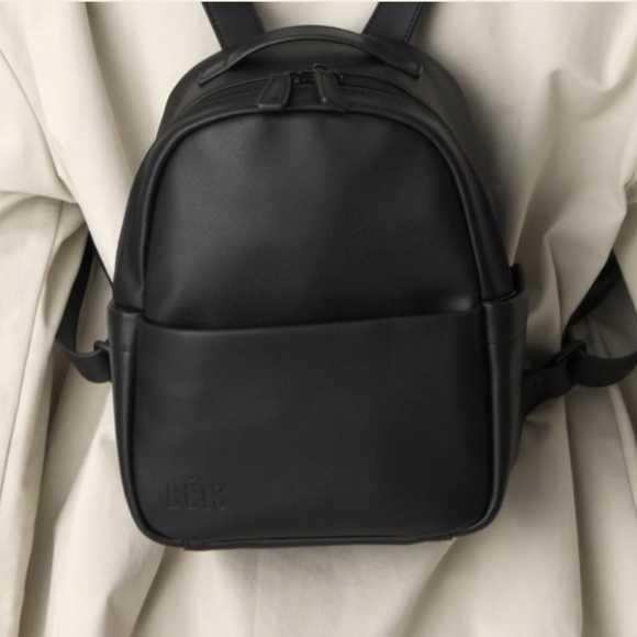 BEIS Essential Mini Backpack in Black - Picture 10 of 11